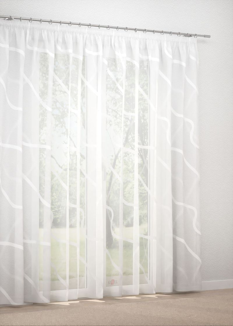 Gardinenstore in Weiß