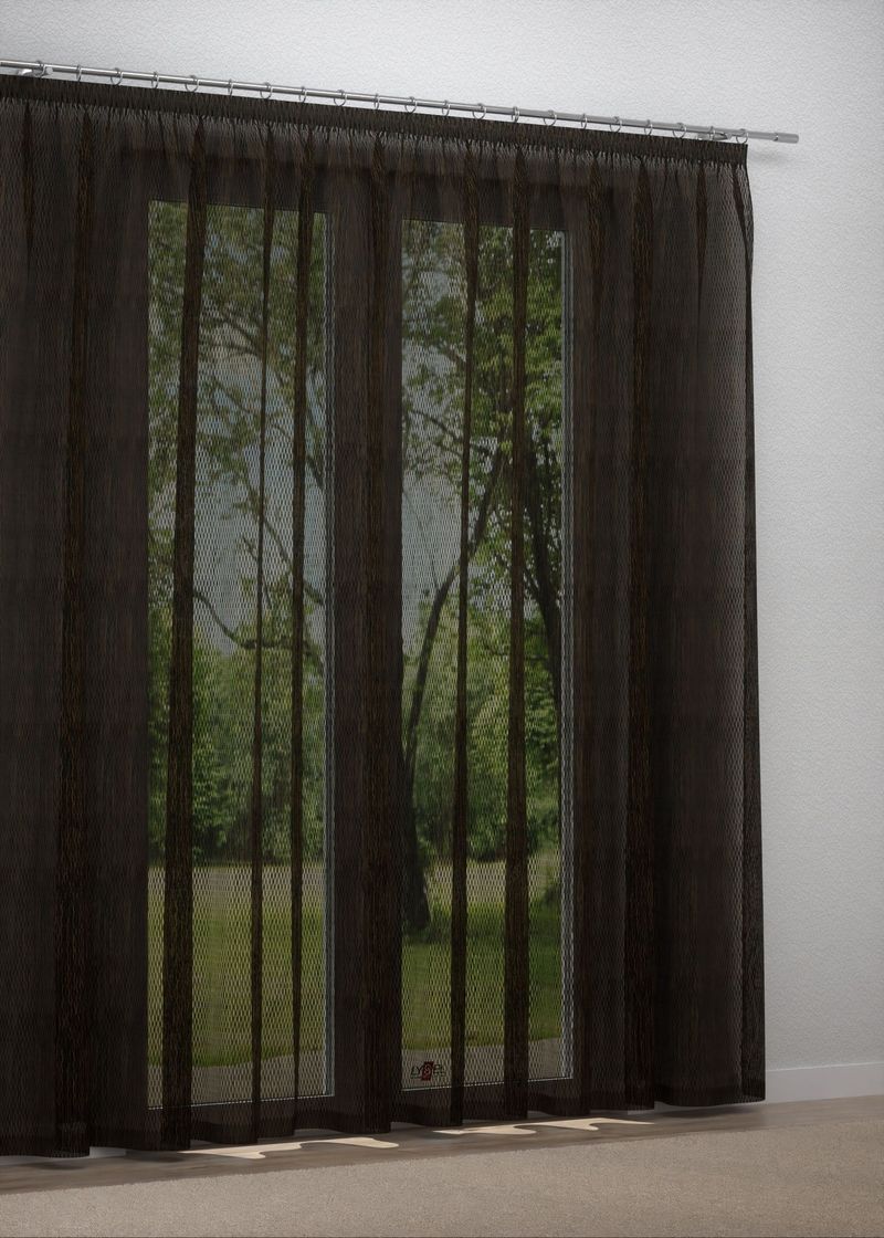 Gardinenstore in Schwarz