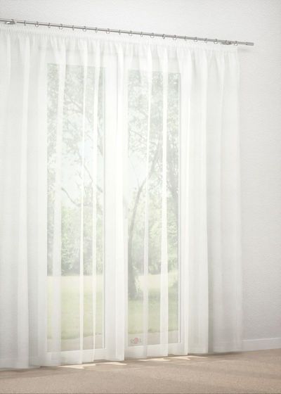 Gardinenstore in weiß