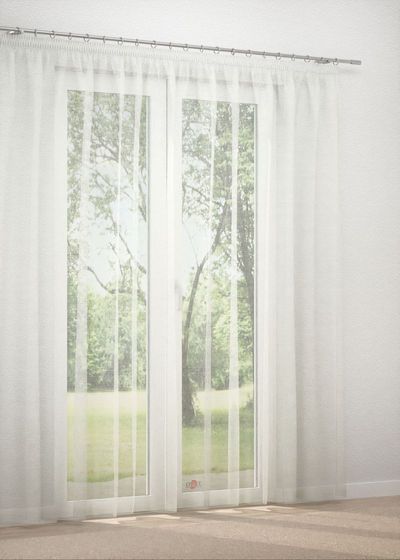 Gardinenstore in Weiß