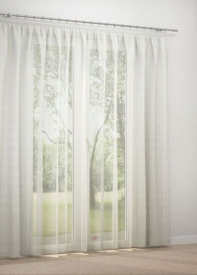 Gardinenstore in weiß