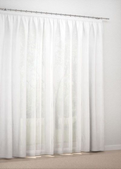 Gardinenstore in Weiß