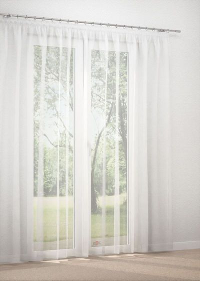 Gardinenstore in weiß