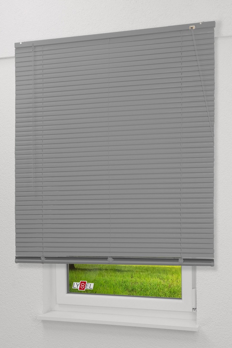 Lysel - Qualitätsalujalousie 25mm silber