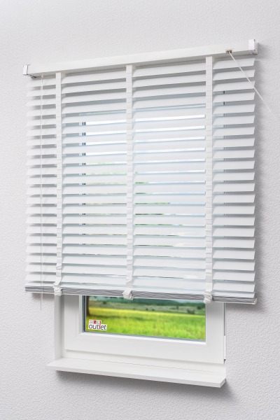 Lysel Outlet - Alujalousie Leiterband 50mm Weiß