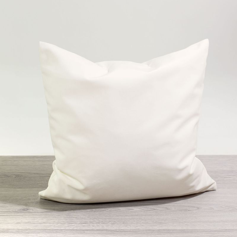 Lysel - Dekokissen Samtia wollweiß