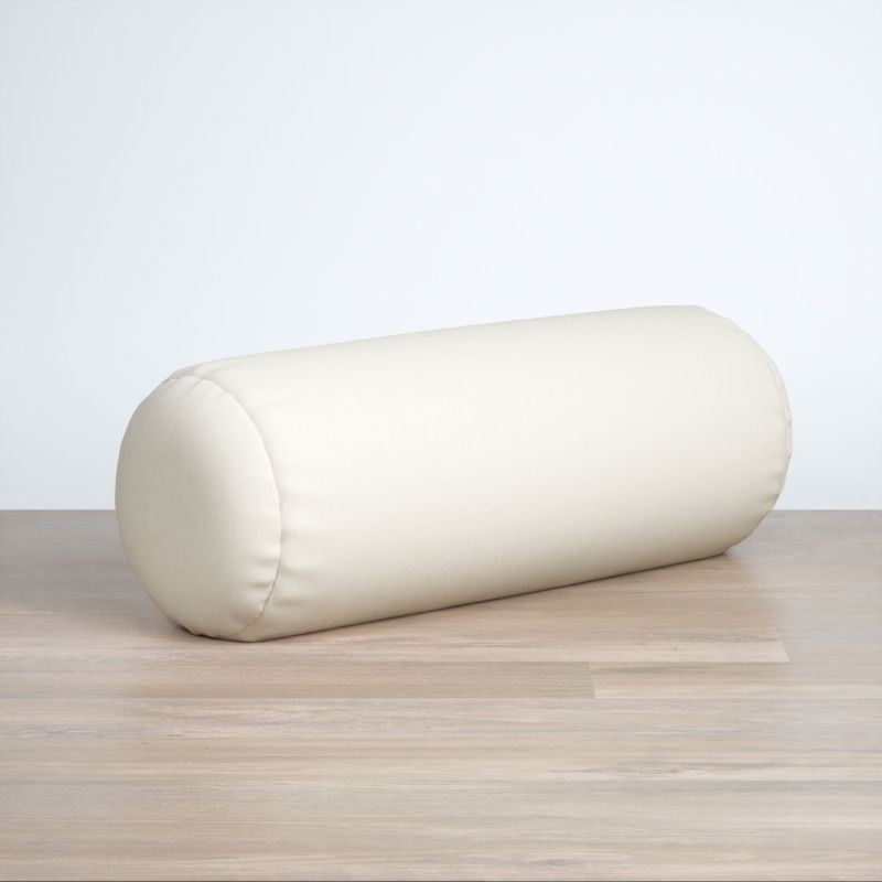 Dekokissen Nackenrolle in weiß