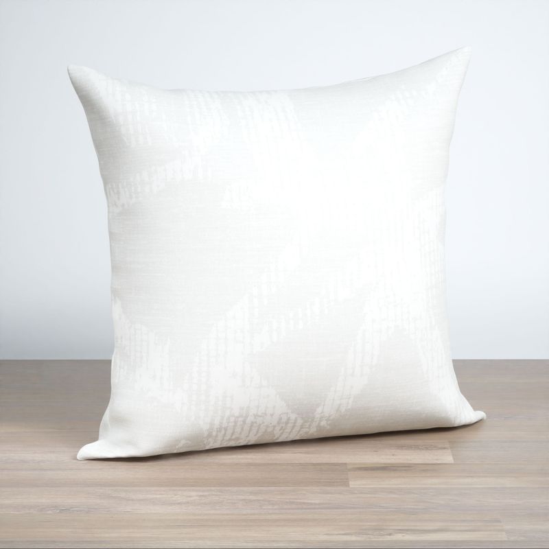 Dekokissen quadratisch in Weiß