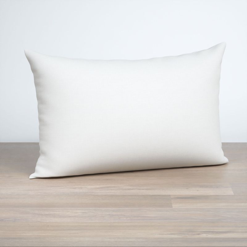 Dekokissen rechteckig in weiß