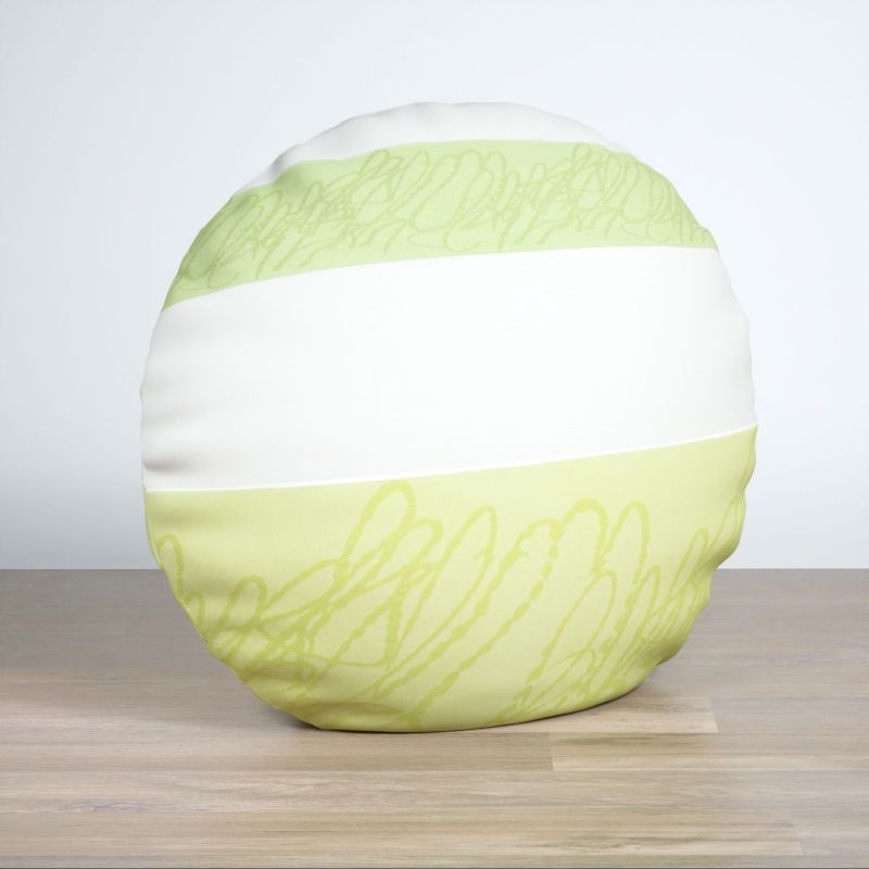 Dekokissen rund in grün