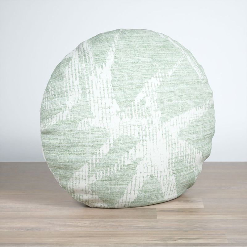 Dekokissen rund in Grün