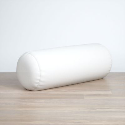 Dekokissen Nackenrolle in weiß