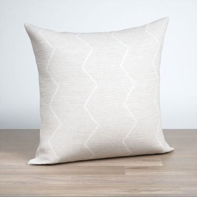 Dekokissen quadratisch in Beige