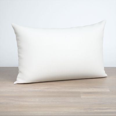 Dekokissen rechteckig in weiß