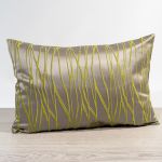 Vorschau Lysel - Dekokissen rechteckig Malaita #1W in sandbeige blattgrün