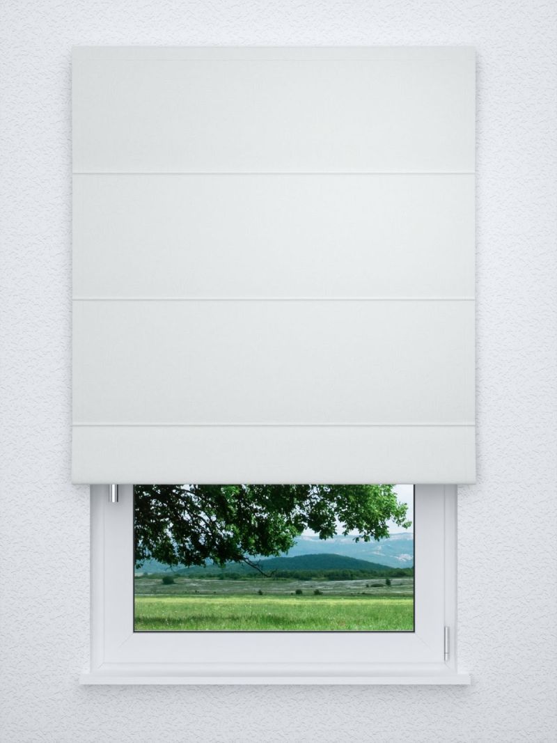 Raffrollo classic in weiß