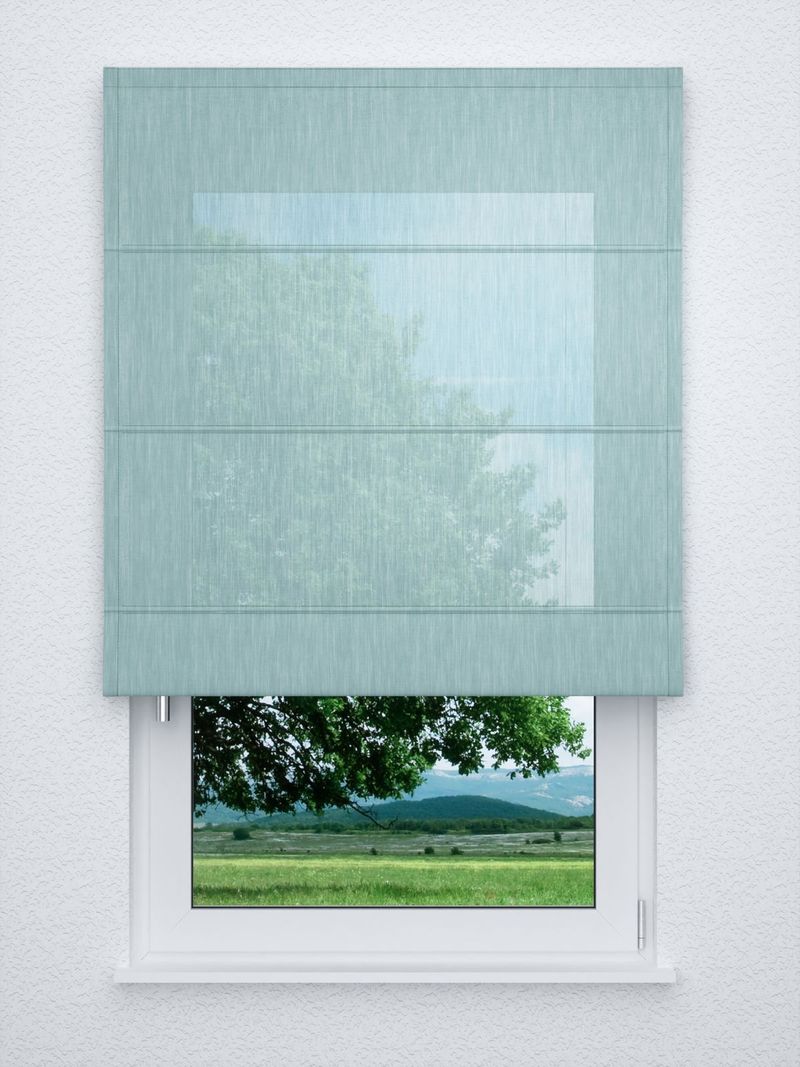 Raffrollo classic in Grün