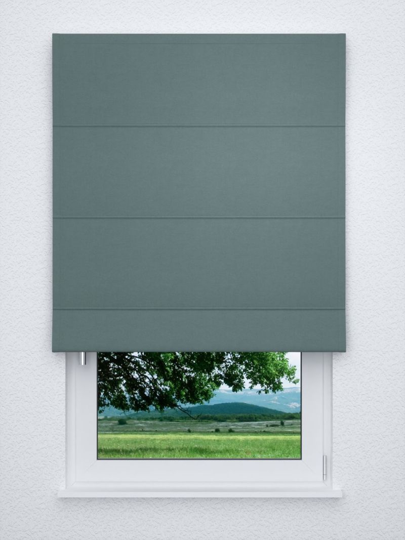 Raffrollo classic in Grün