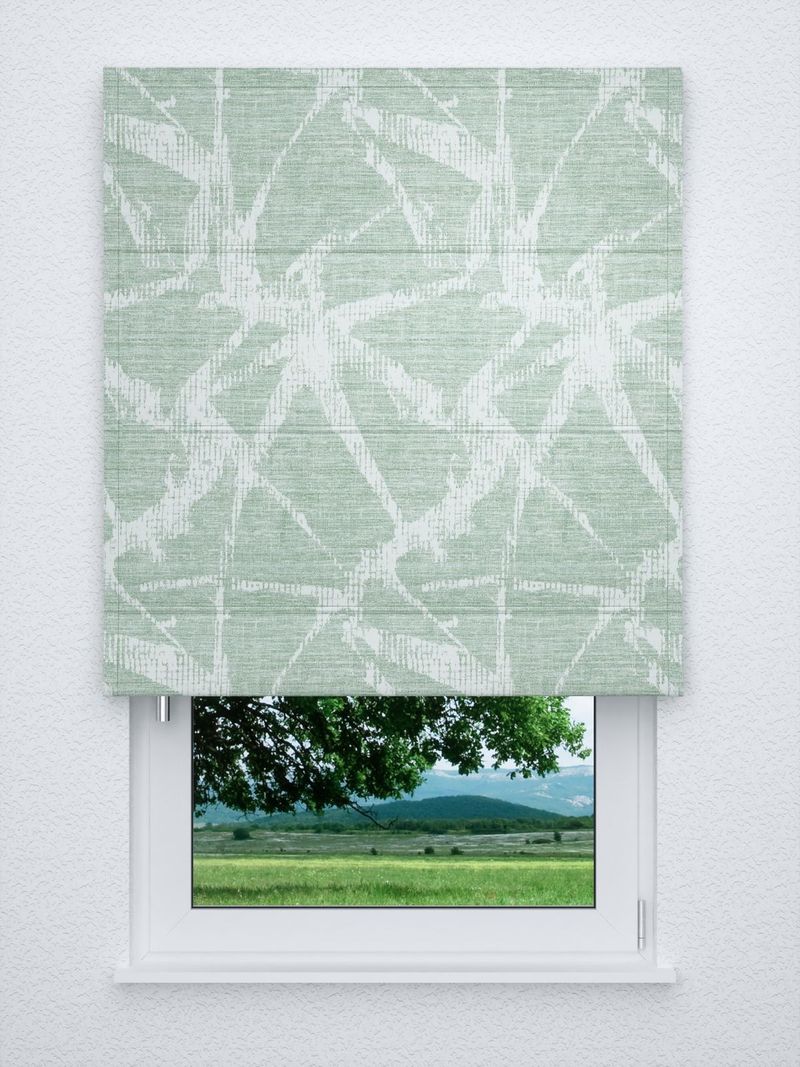 Raffrollo classic in Grün