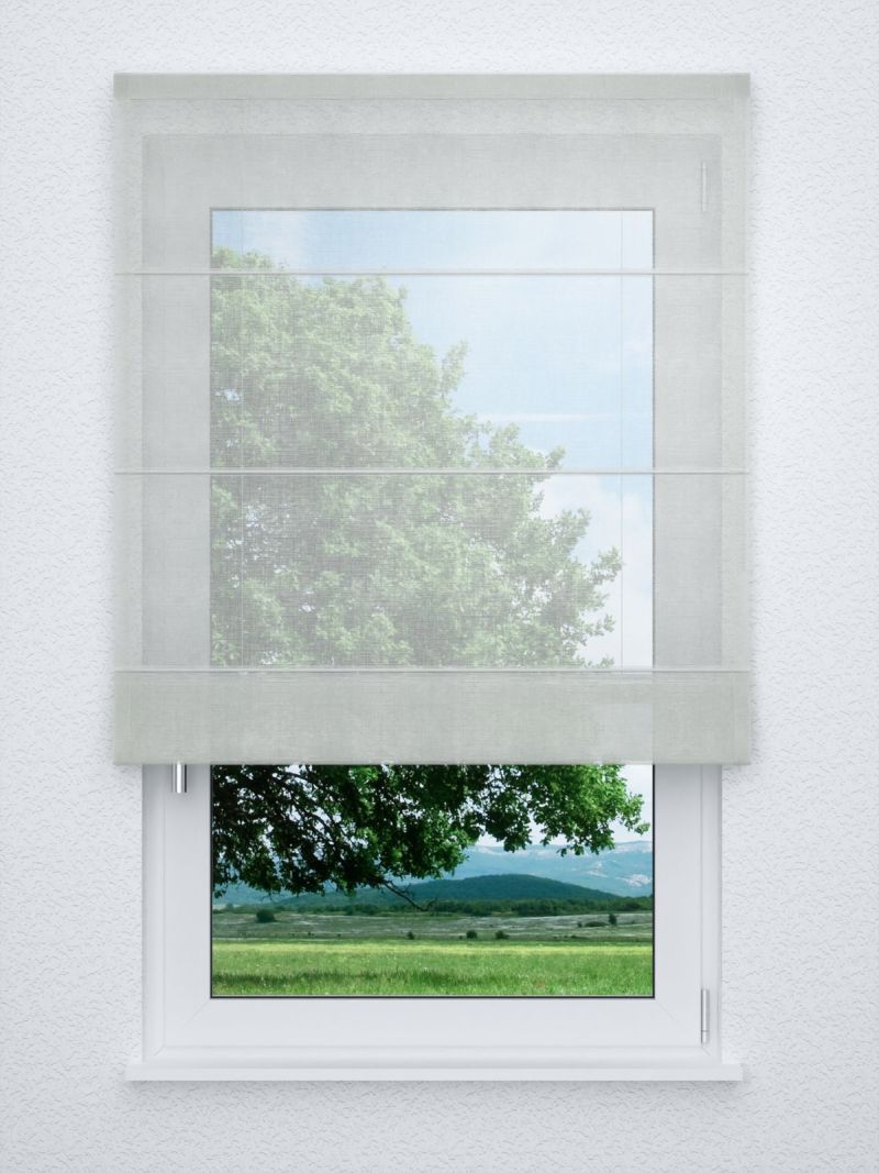 Raffrollo classic in Weiß