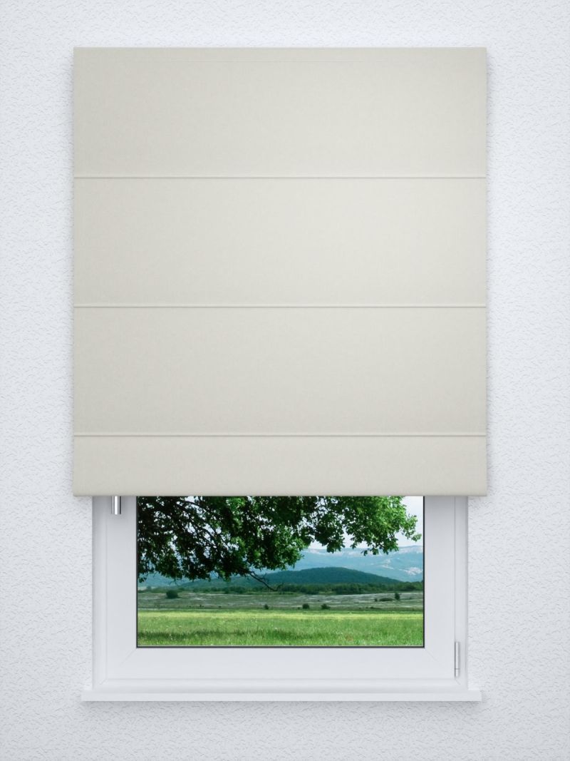 Raffrollo classic in weiß