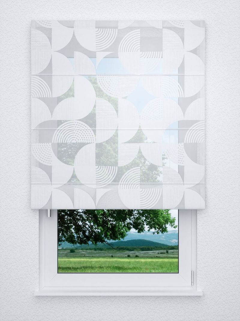 Raffrollo classic in Weiß