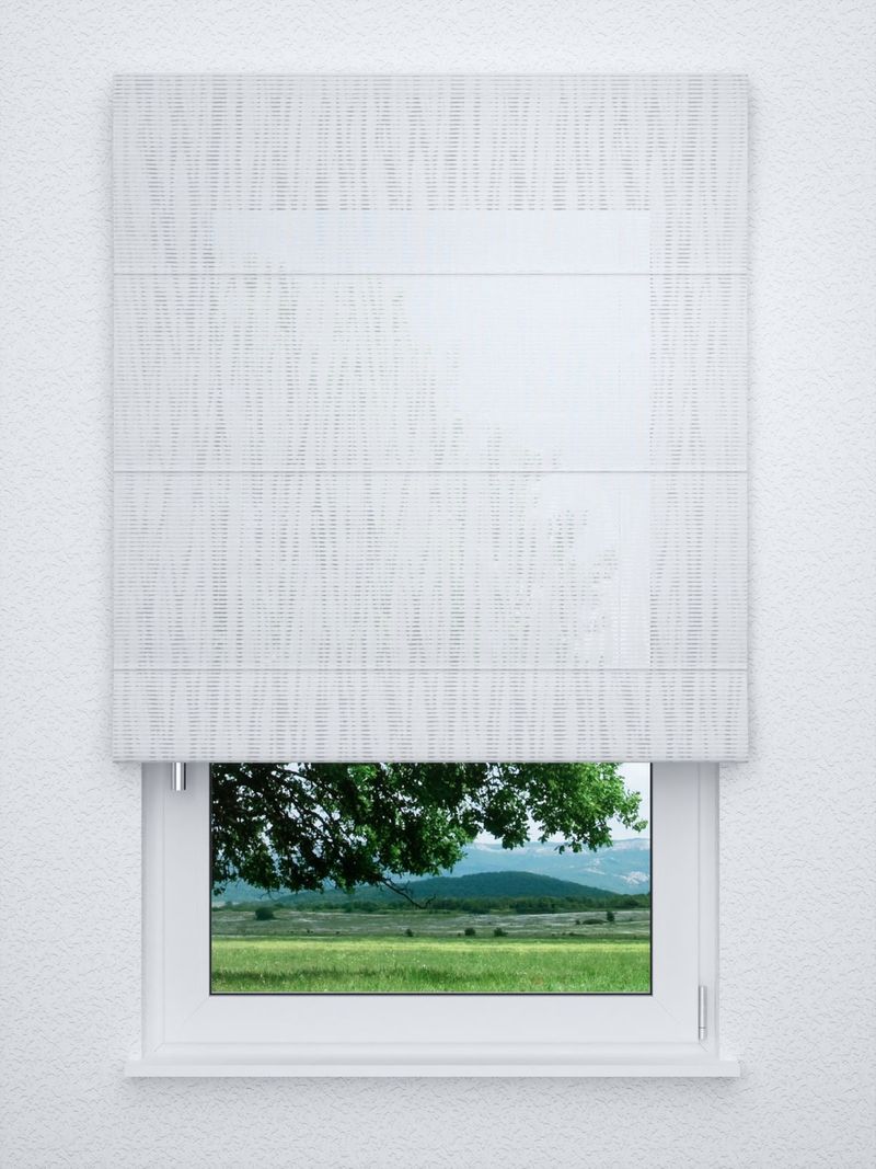 Raffrollo classic in Weiß