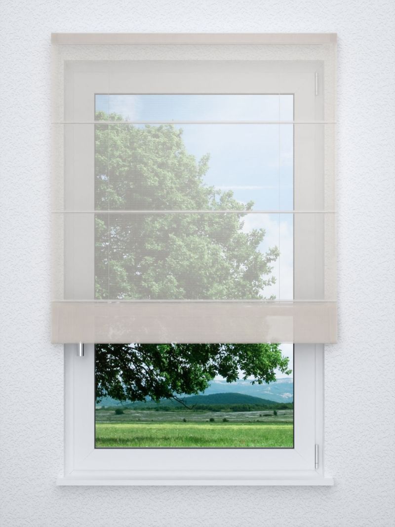 Raffrollo classic in Weiß