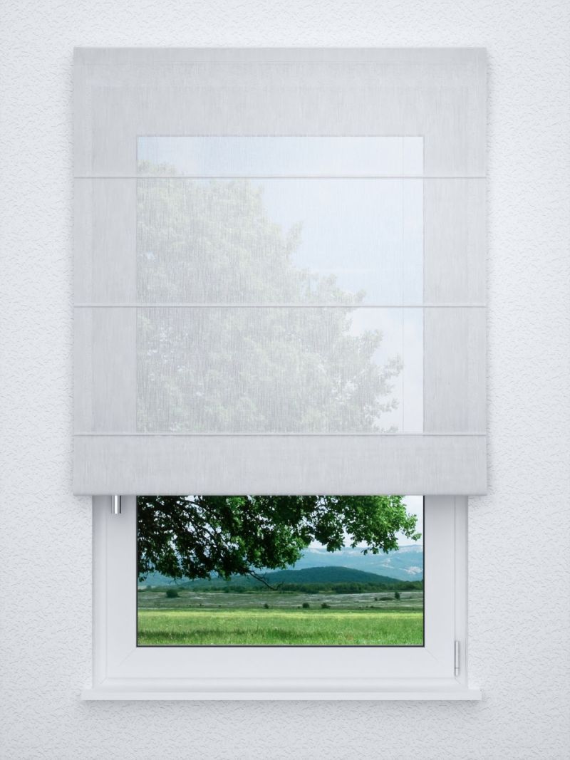 Raffrollo classic in Weiß