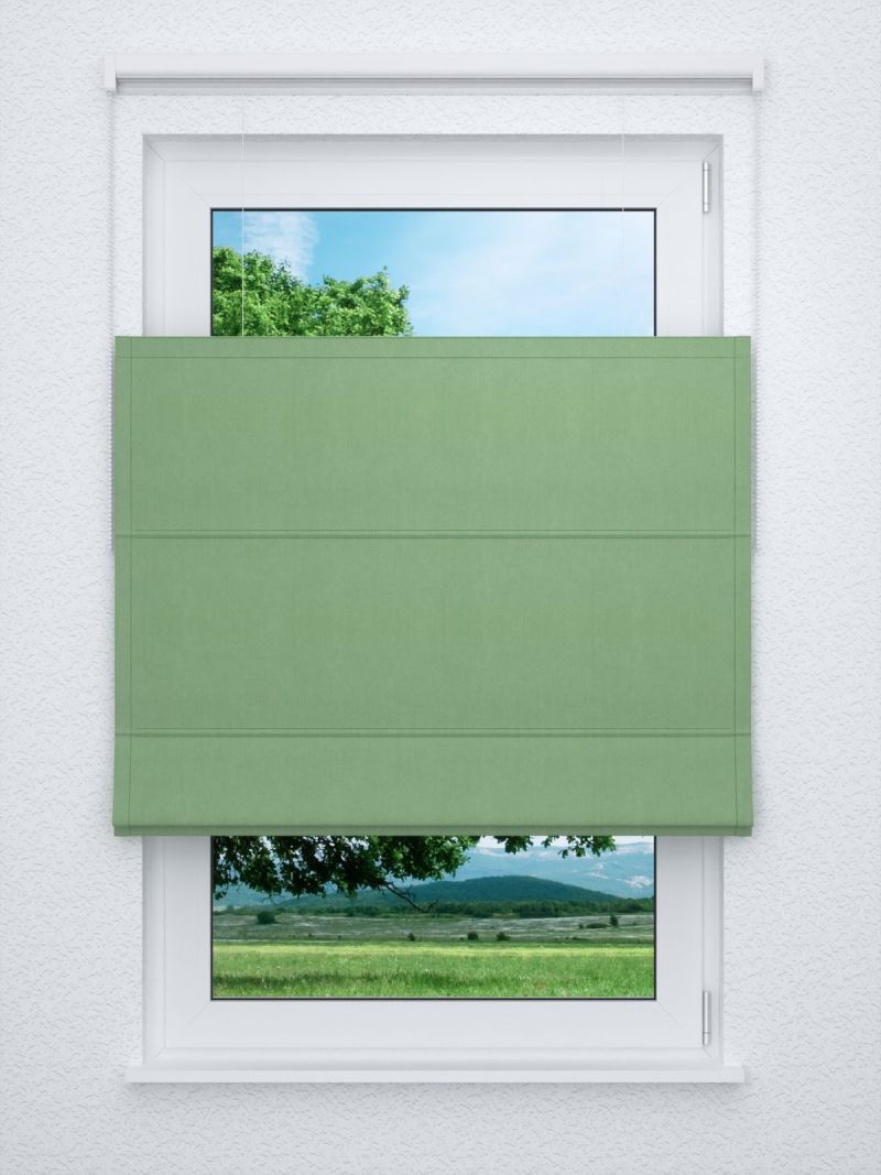 Raffrollo professional in grün