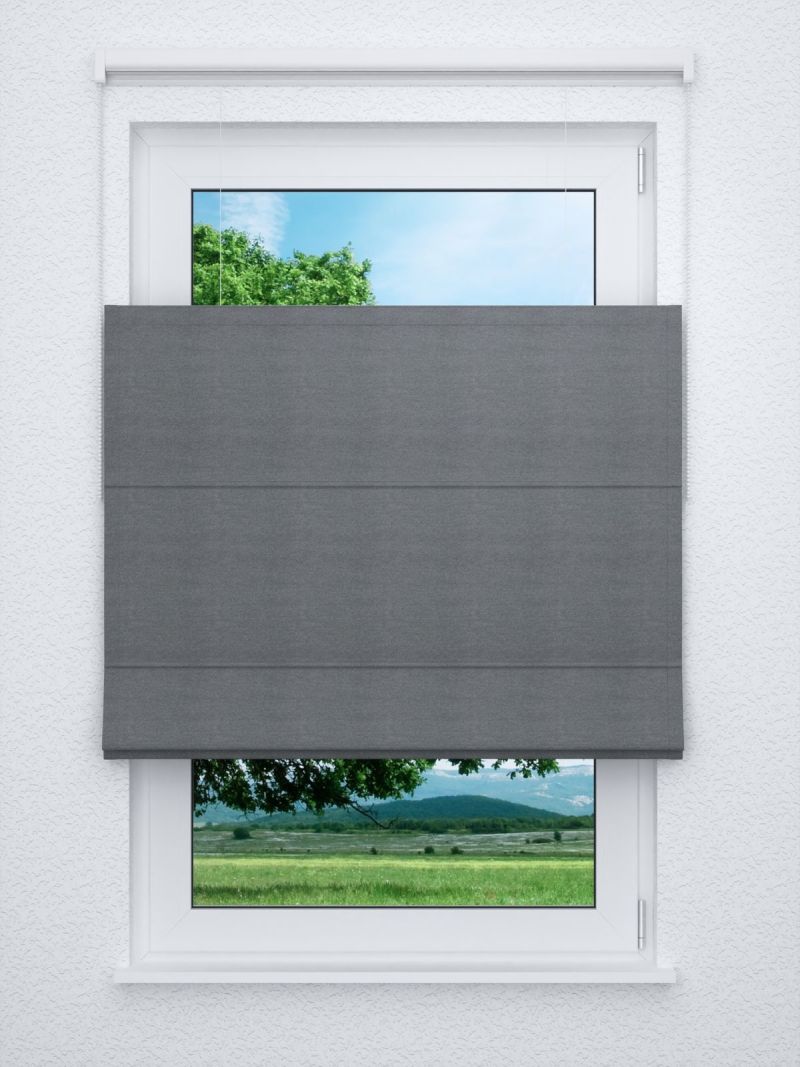 Raffrollo professional in grau