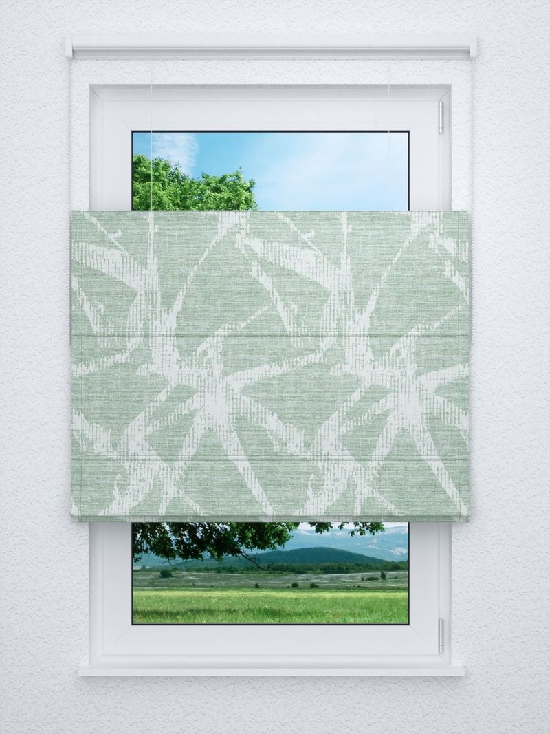 Raffrollo professional in Grün