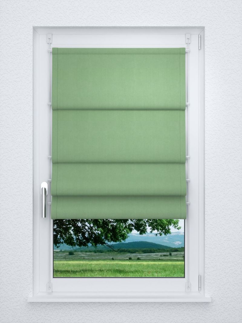 Raffrollo smart in grün