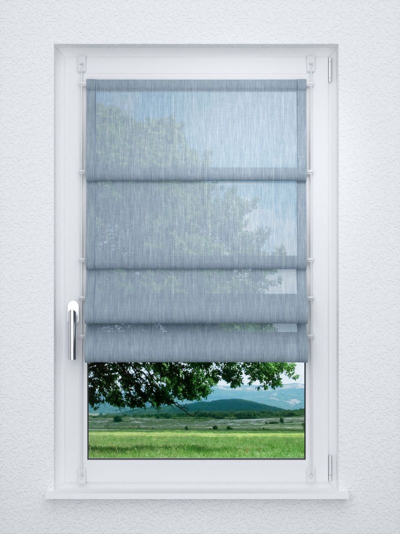 Raffrollo smart in Blau