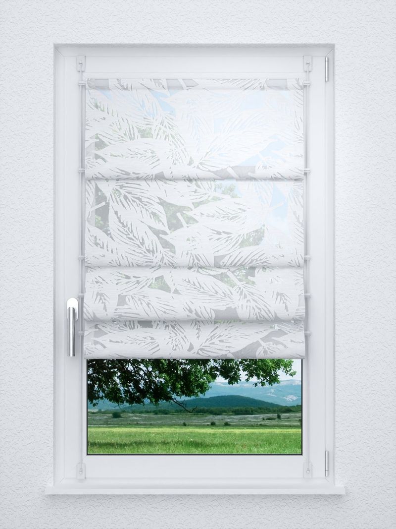 Raffrollo smart in Weiß