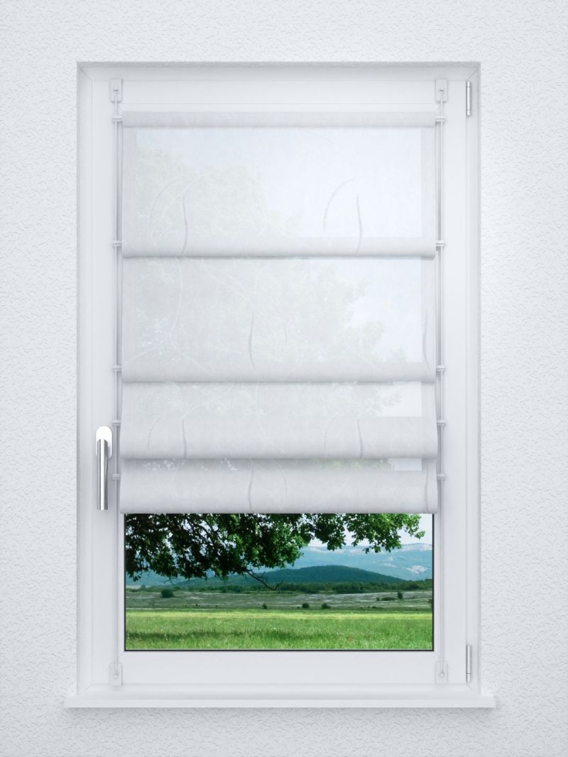 Raffrollo smart in Weiß