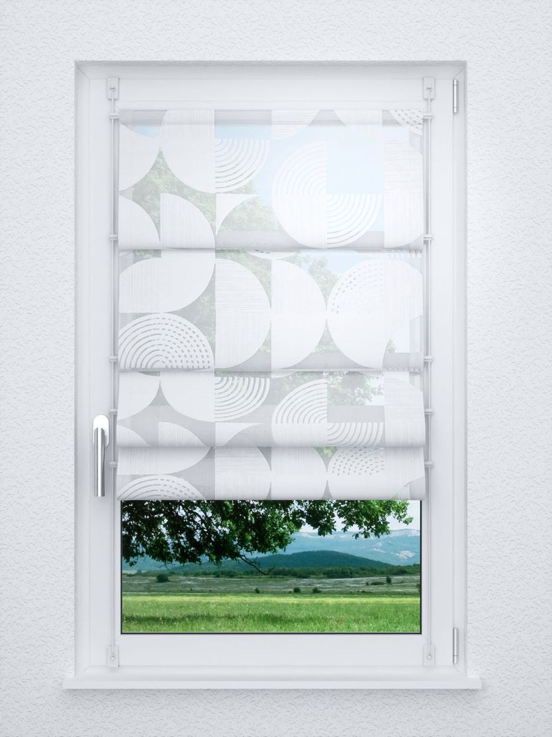 Raffrollo smart in Weiß