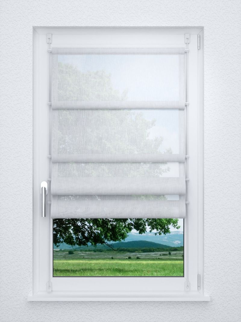 Raffrollo smart in Weiß