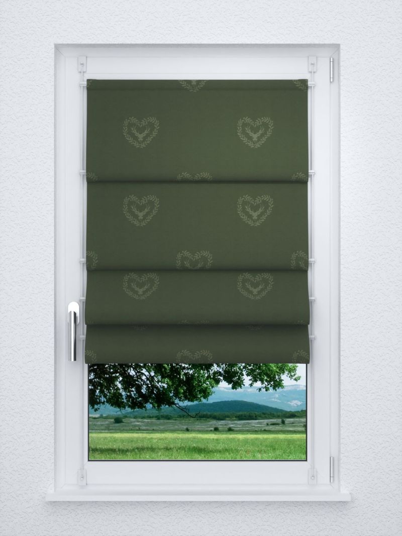 Raffrollo smart in Grün