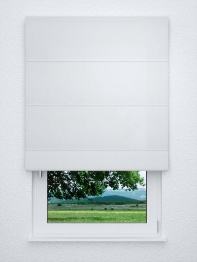 Raffrollo classic in weiß