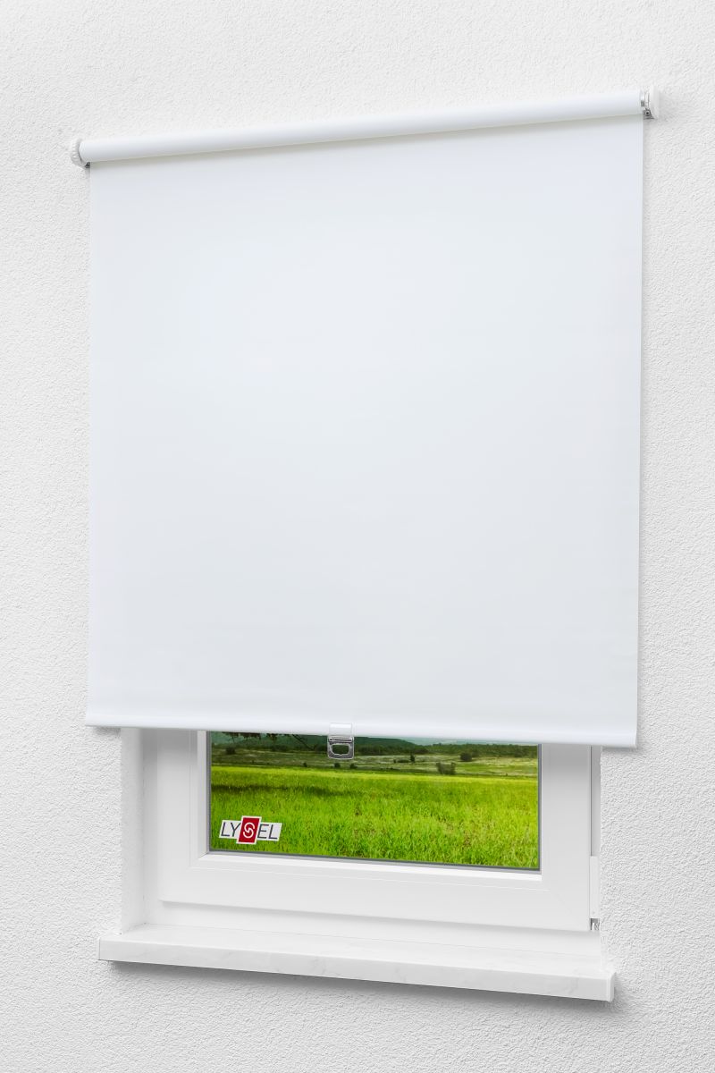 Lysel - Qualitätsspringrollo Tageslicht Weiß