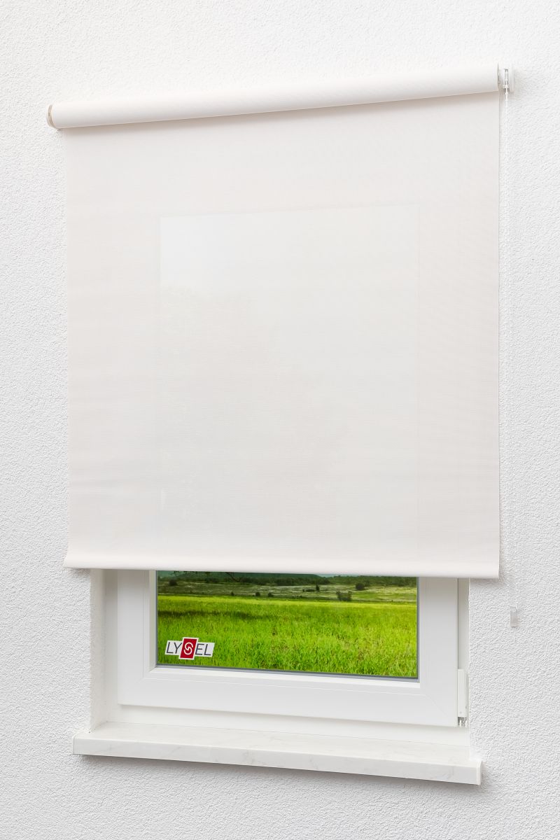 Lysel - Qualitätsrollo Screen Rohweiß