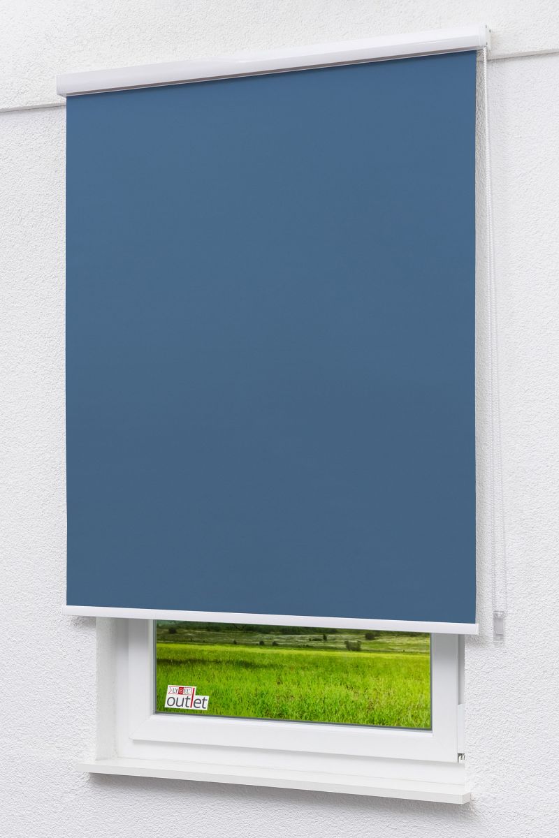 Lysel - Qualitätskassettenrollo Abdunkelung jeansblau