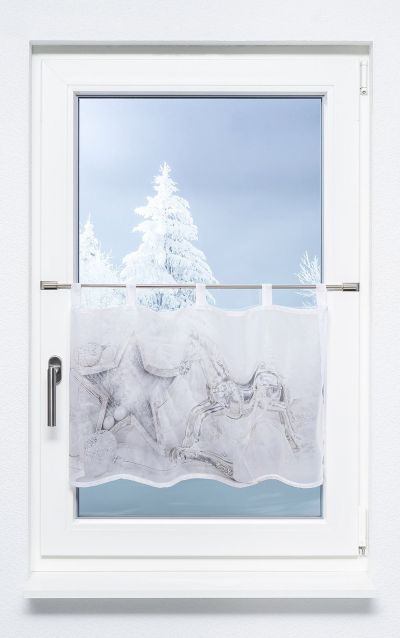 Scheibengardine von Lysel - Weihnachtsfiguren