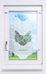 Vorschau Plauener Spitze® - exklusiver Scheibenhänger Arriola #1W in Rohweiß reinweiß