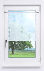 Vorschau Plauener Spitze® - exklusiver Scheibenhänger Mendiola #1W in Rohweiß reinweiß