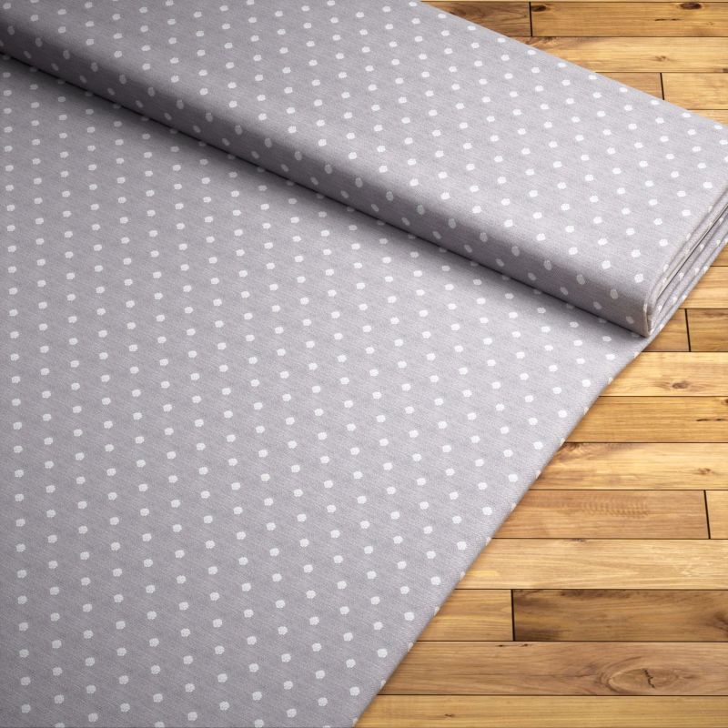 Dekostoff Lysel  Santitos in steingrau