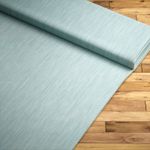 Vorschau Divo #3L von Lysel - Gardinenstoff in Weiß Mintgrün