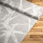 Vorschau Mirinda #3L von Lysel - Dekostoff in Lindgrün Graubeige