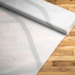 Vorschau Bergsväg #3L von Lysel - Gardinenstoff in reinweiß steingrau